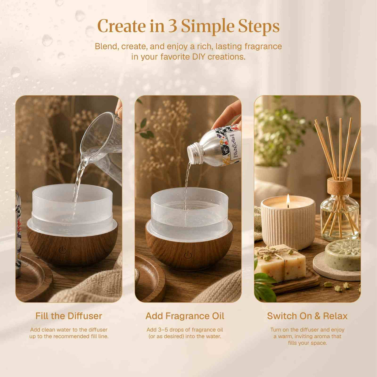Step to make things Nutmeg Fragrance Oil
