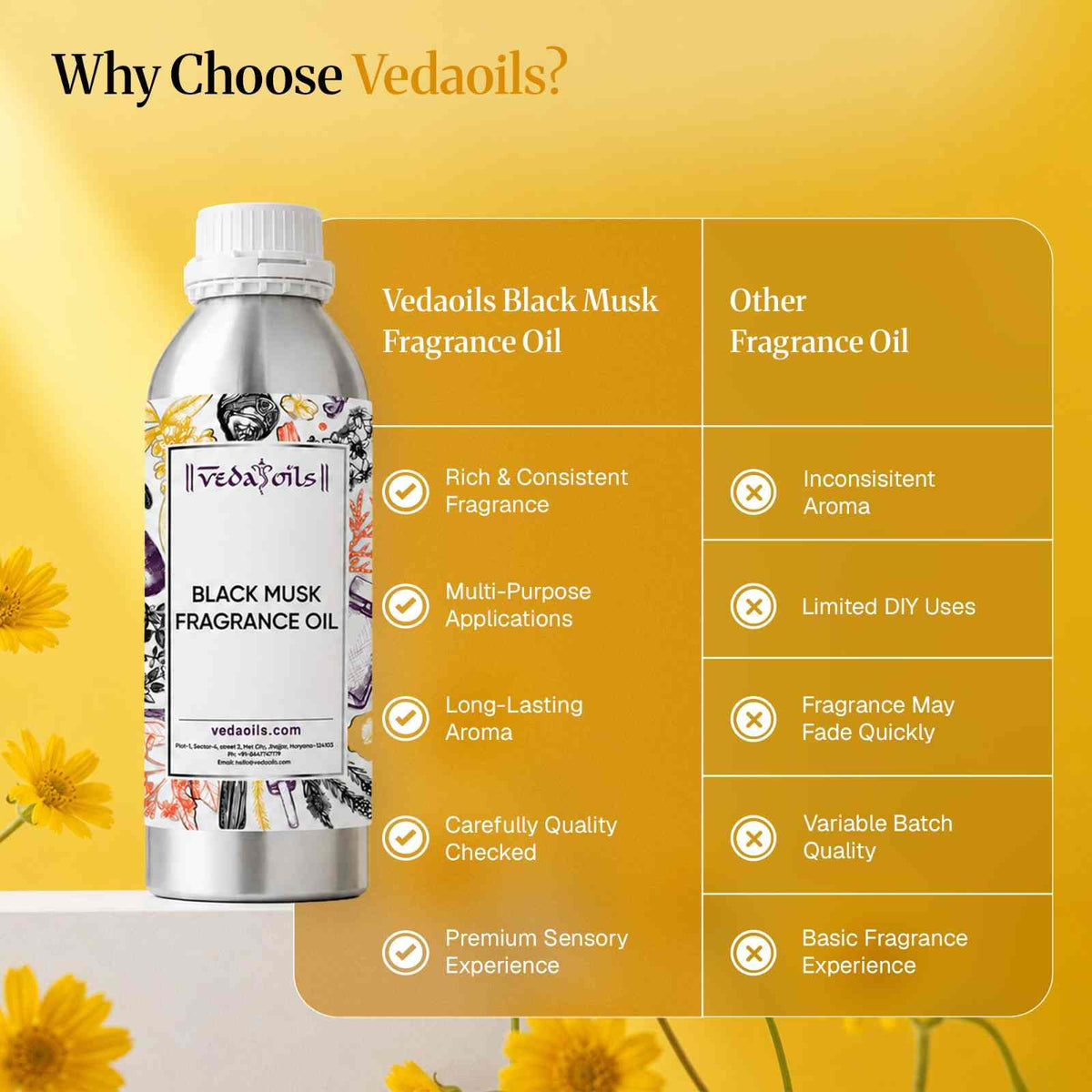 Why Do You Choose VedaOils Black Musk Fragrance Oil