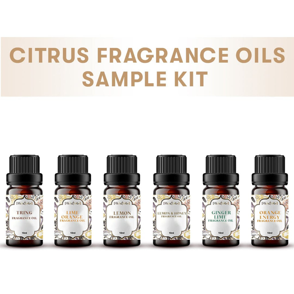 6 Citrus Fragrance Oils Sample Kit set
