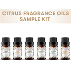 6 Citrus Fragrance Oils Sample Kit set