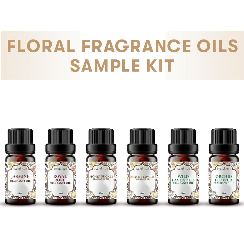 6 Floral Fragrance Oils Sample Kit set