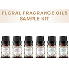 6 Floral Fragrance Oils Sample Kit set