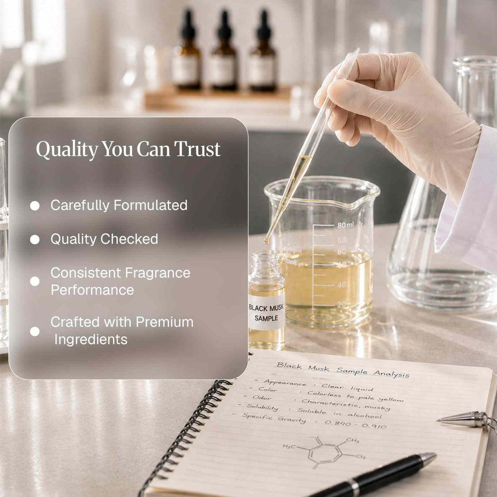 Lab Tested Black Musk Fragrance Oil