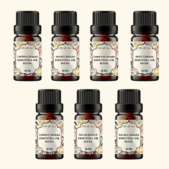 7 Chakra Essential Oil Blend Kit set