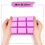 Premium 9 Cavity Rectangle Soap Shape Silicone  Online