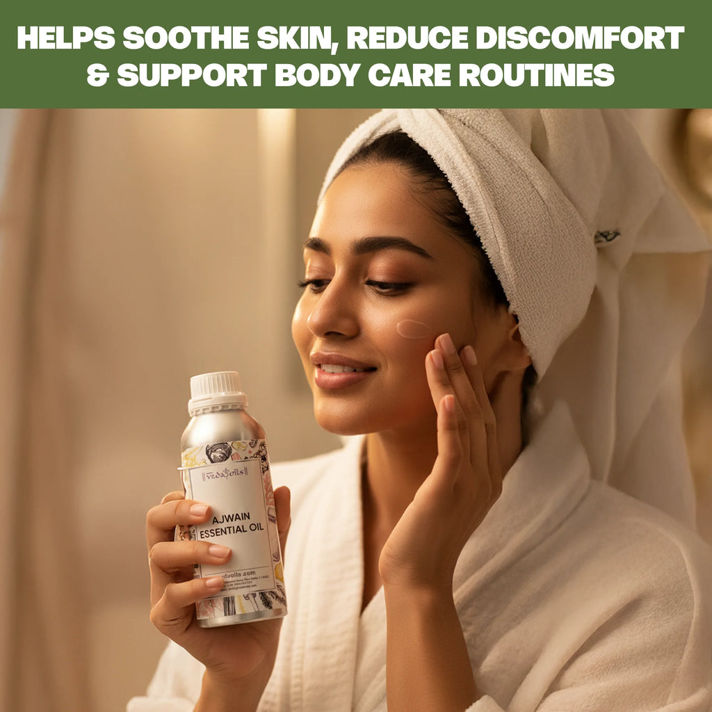 Ajwain Essential Oil / Ajowan Oil help to improve skin