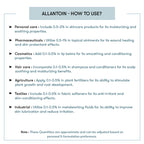 HOw to Use Allantoin