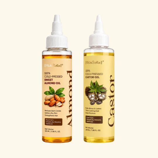Almond Oil + Castor Oil - Combo Pack