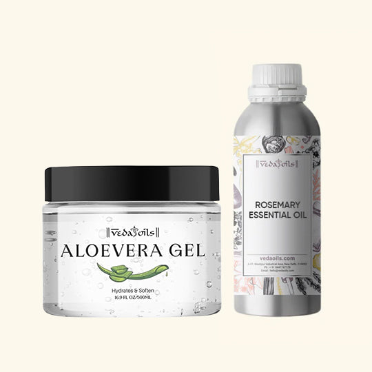 Aloe Vera Gel + Rosemary Essential Oil