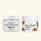 Aloe Vera Gel + Unrefined Shea Butter - Combo Pack