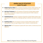 How to Use Amba Haldi Powder