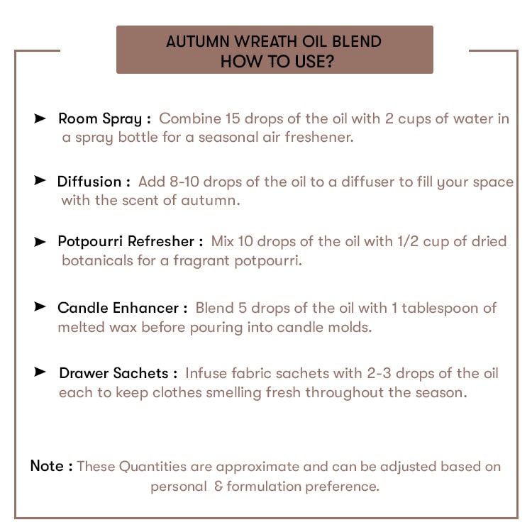 How to use Autumn Wreath Oil Blend