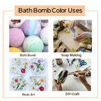 Bath Bomb Color Uses