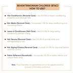 HOw to Use Behentrimonium Chloride (Btac)
