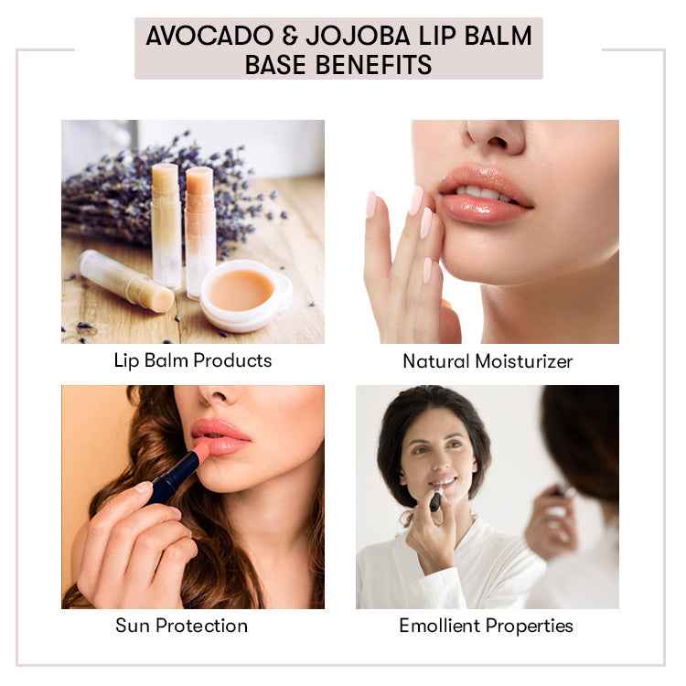 Benefits of Avocado & Jojoba Lip Balm Base