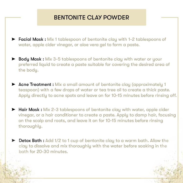 Bentonite Clay Recipe