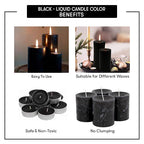 Black - Liquid Candle Color Dye Benefits