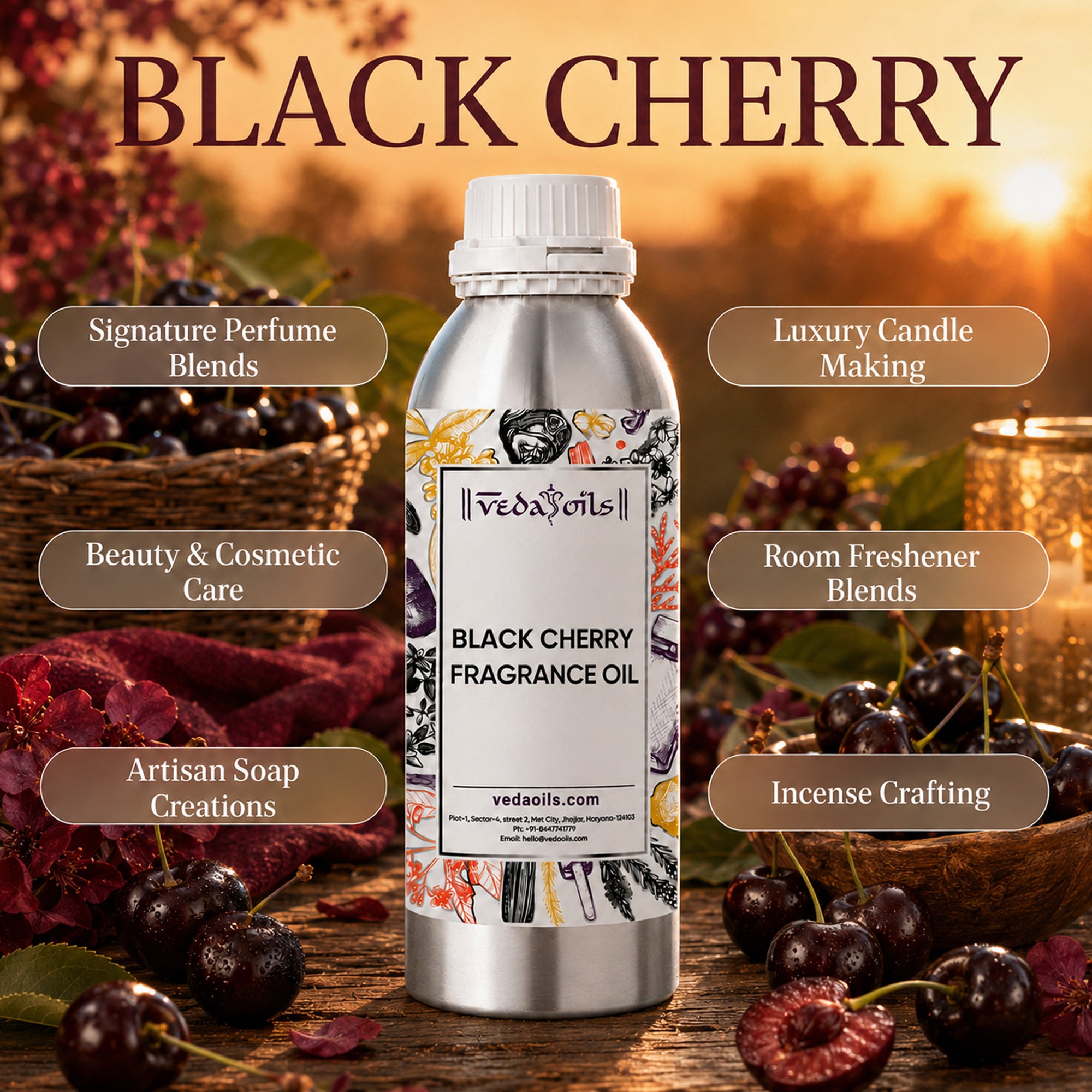 Black Cherry Fragrance Oil Uses