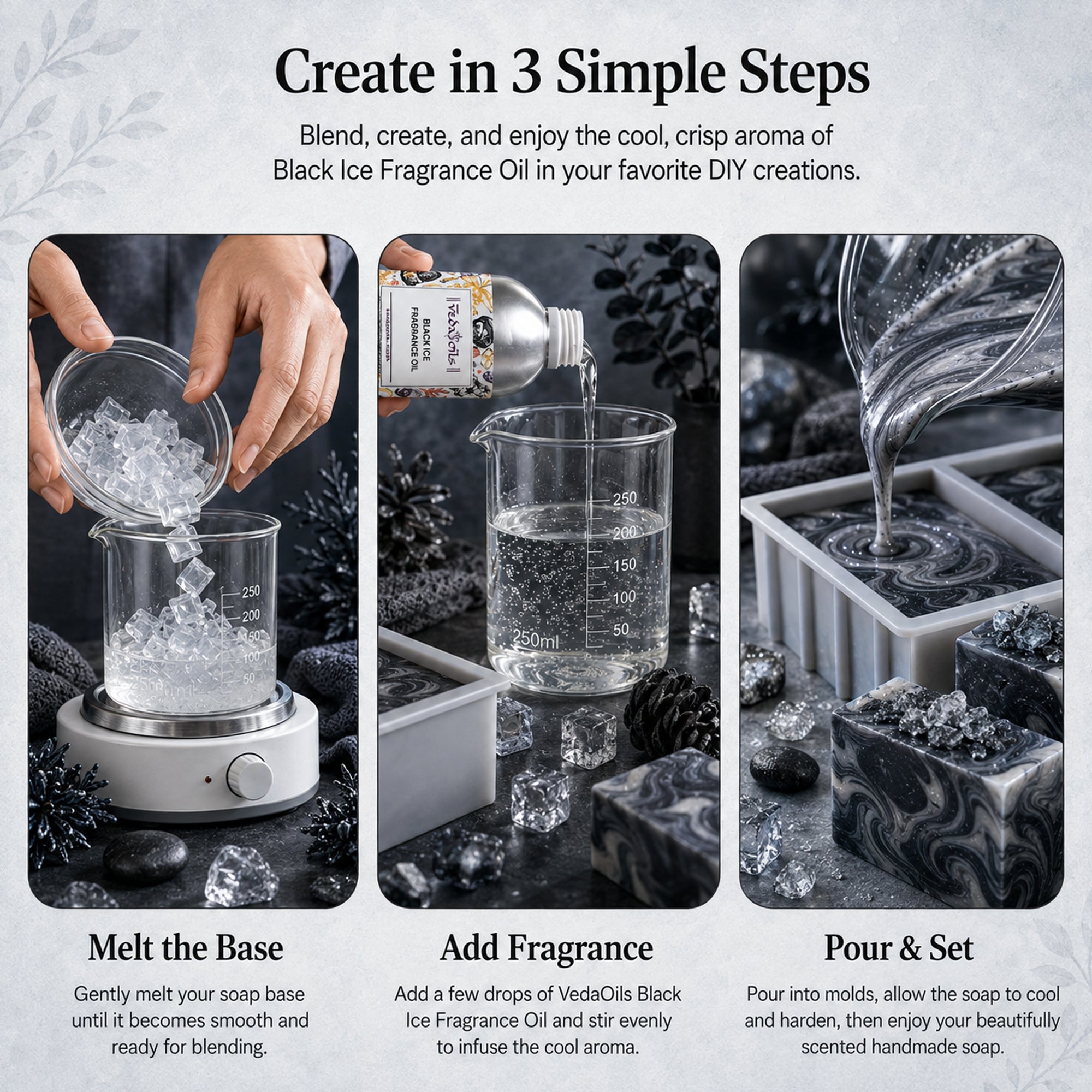 Black Ice Fragrance Oil Uses Ratio