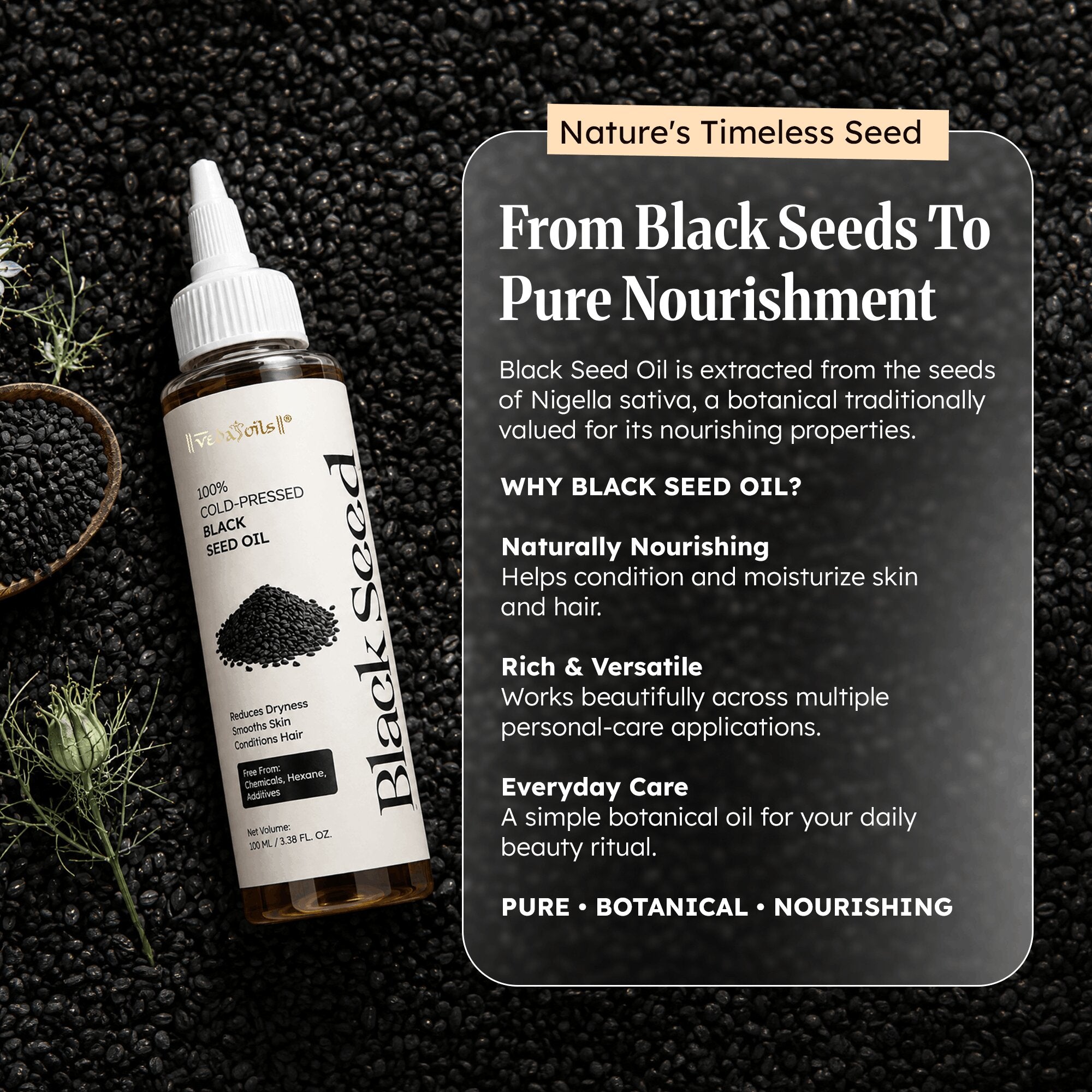 Black Seed Oil For Moisturize Skin