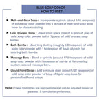 How to use Blue Soap Color