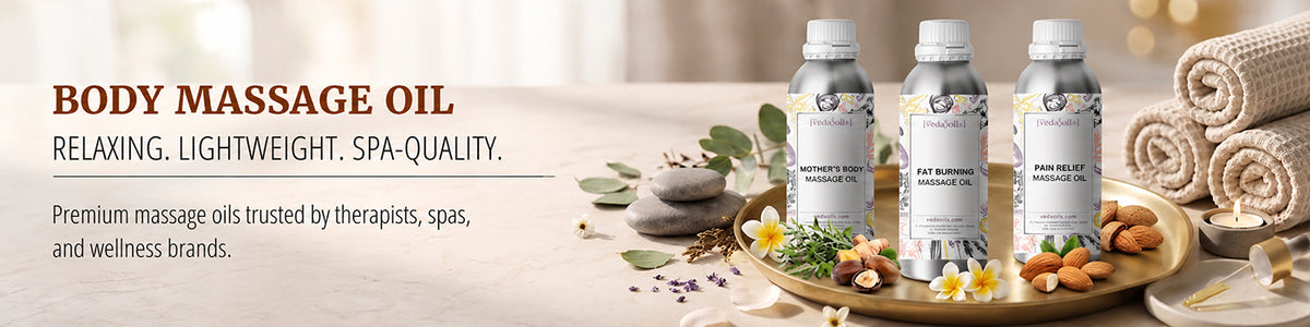 Body Massage Oils — Therapeutic Blends, Bulk Supply