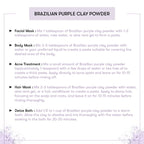 Brazilian Purple Clay Powder Recipe