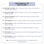 How To Use Cade Essential Oil