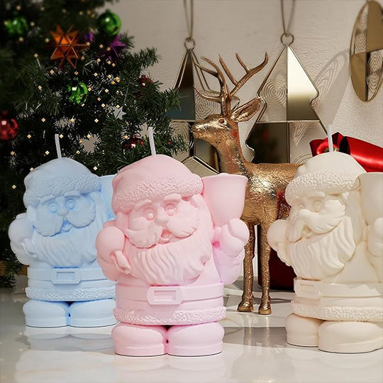 3D Christmas Santa Silicone Mold - Premium Quality Mold