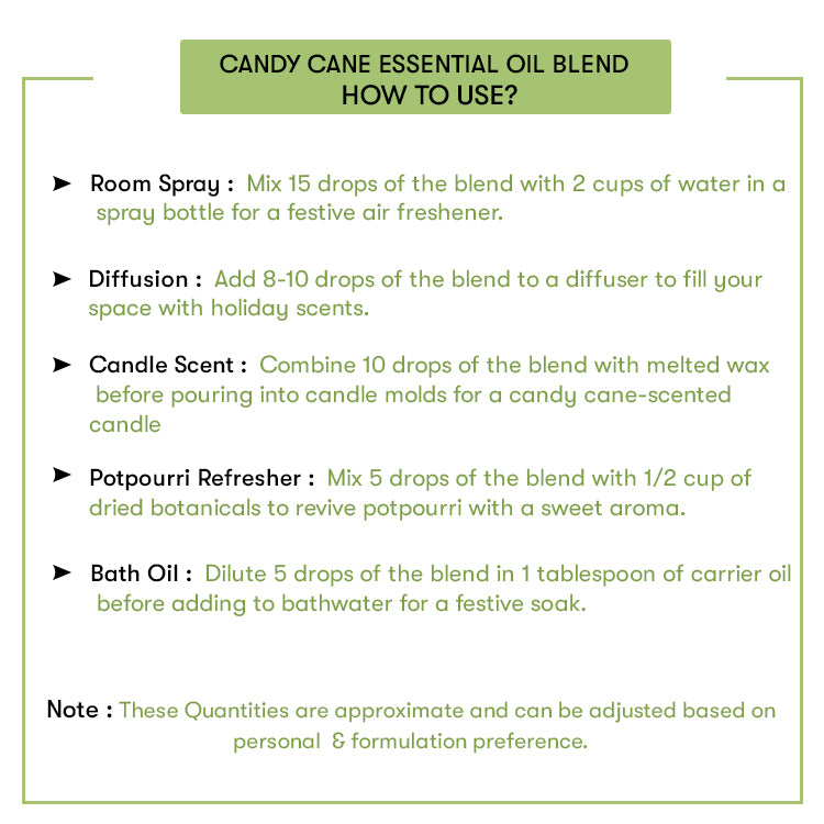 How to use Candy Cane Essential Oil Blend
