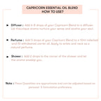 How to use Capricorn Zodiac Essential Oil Blend