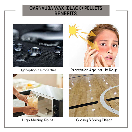 Carnauba Wax (Black) Pellets