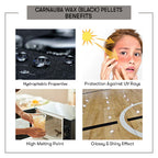 Carnauba Wax (Black) Pellets