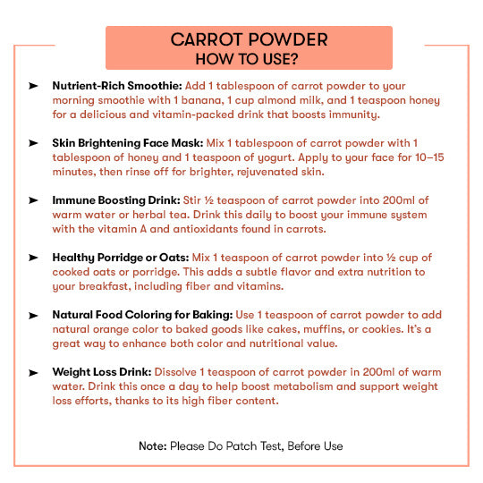 Carrot Powder
