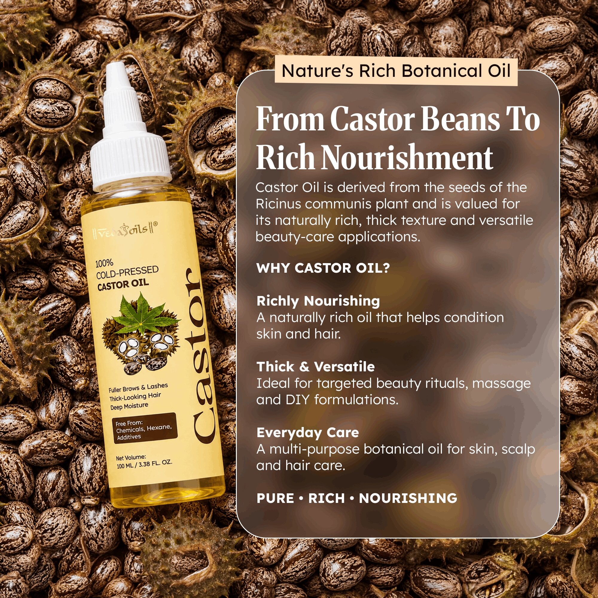 Castor Oil For Rich Nourishment