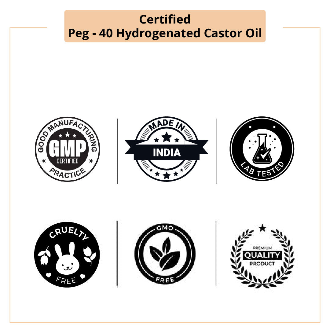 Certified Peg - 40 Hydrogenated Castor Oil (RH 40)