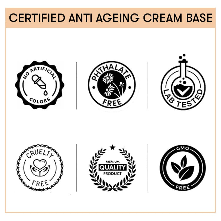 Certified Anti Ageing Cream Base 
