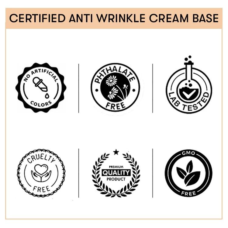 Certified Anti Wrinkle Cream Base
