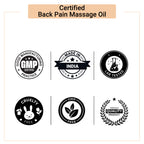 Certified Back Pain Massage Oil 