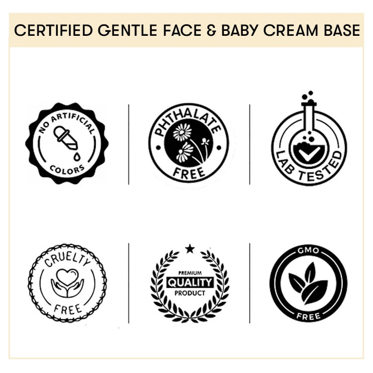 Certified Gentle Face & Baby Cream Base 