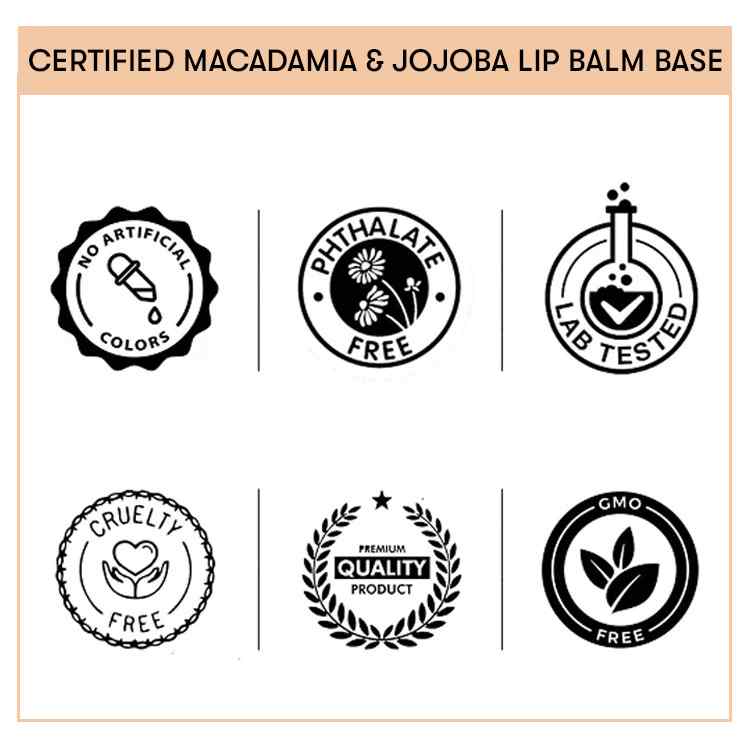 Certified Macadamia & Jojoba Lip Balm Base
