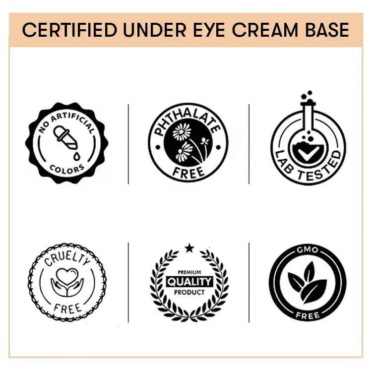 Certified Under Eye Cream Base