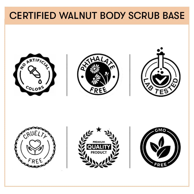 Certified Walnut Body Scrub Base