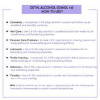 How to USe Cetyl Alcohol (Ginol 16)