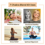 Chakra Essential Oil Blend Kit uses