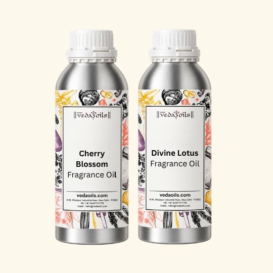 Cherry Blossom Fragrance Oil + Divine Lotus Fragrance Oil - Combo Pack