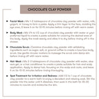 Chocolate Clay Powder Recipes