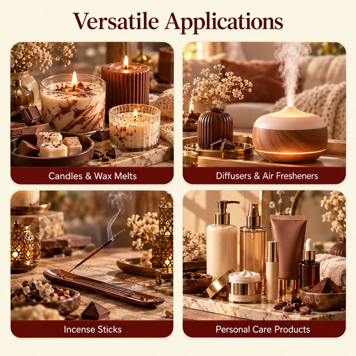 Chocolate Musk Fragrance Oil Uses