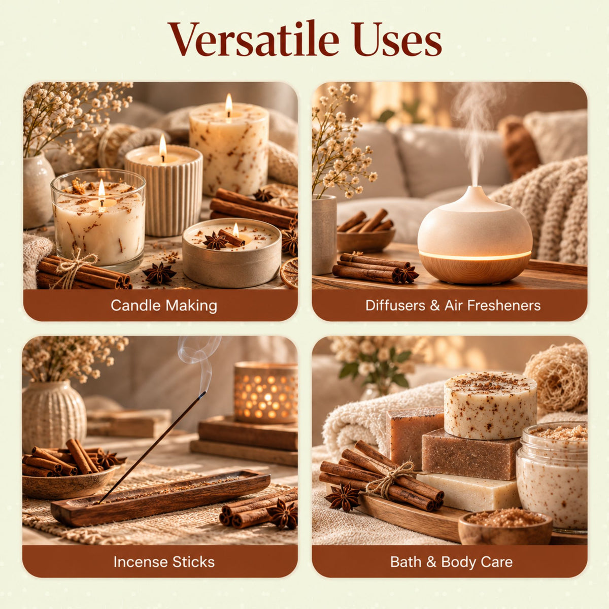 Cinnamon Fragrance Oil Uses
