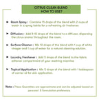 How to Use Citrus Clean Blend